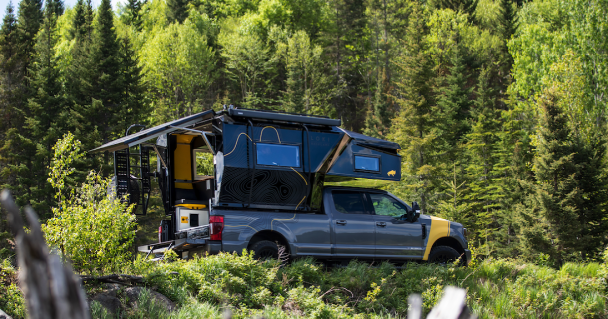 Modular camper pod makes F-150 or Cybertruck a 4-season adventure rig