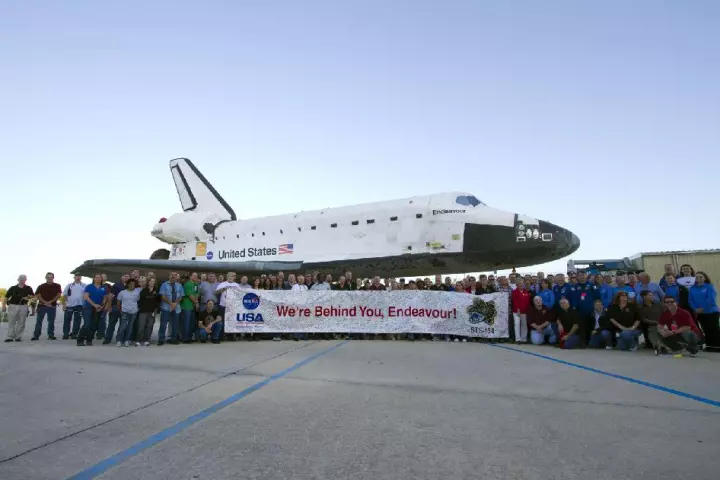 The Endeavour space shuttle is currently on its final flight, and the second-last flight of the entire shuttle program (Photo: NASA)