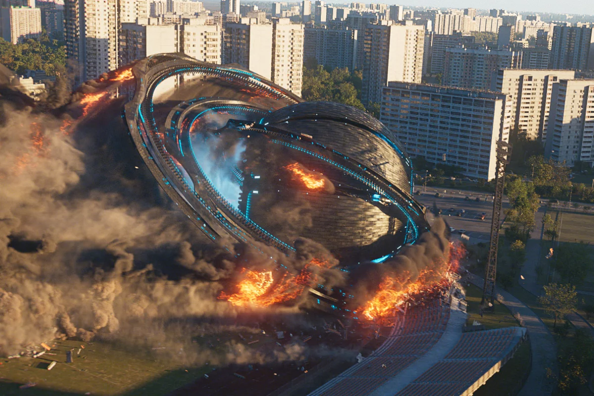 Houdini's extraordinary procedural CG physics make for some stunning destruction and mayhem scenes