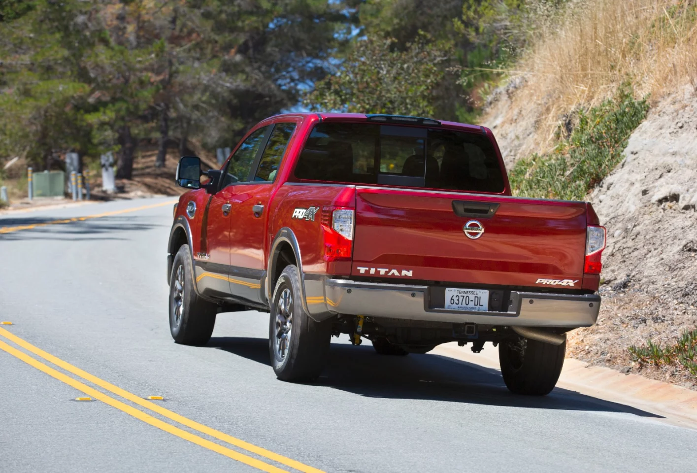 Compared to the diesel option, the gas-powered Titan XD is about 700 pounds lighter