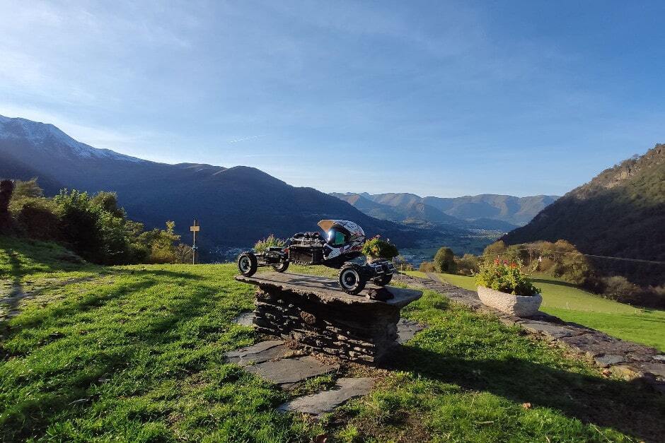 The unusual Boardzilla Mountain Board in its natural environment