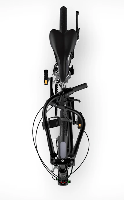 It's so portable that it's possible to squeeze two of the bikes into the boot of most standard cars, when folded down