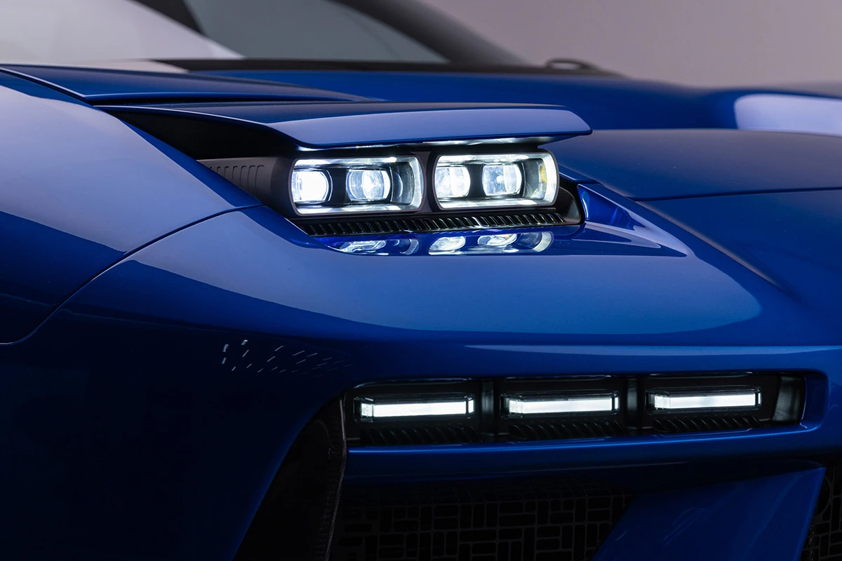 JAS engineered the pop-up high beam headlamps with LEDs and an enhanced mechanism