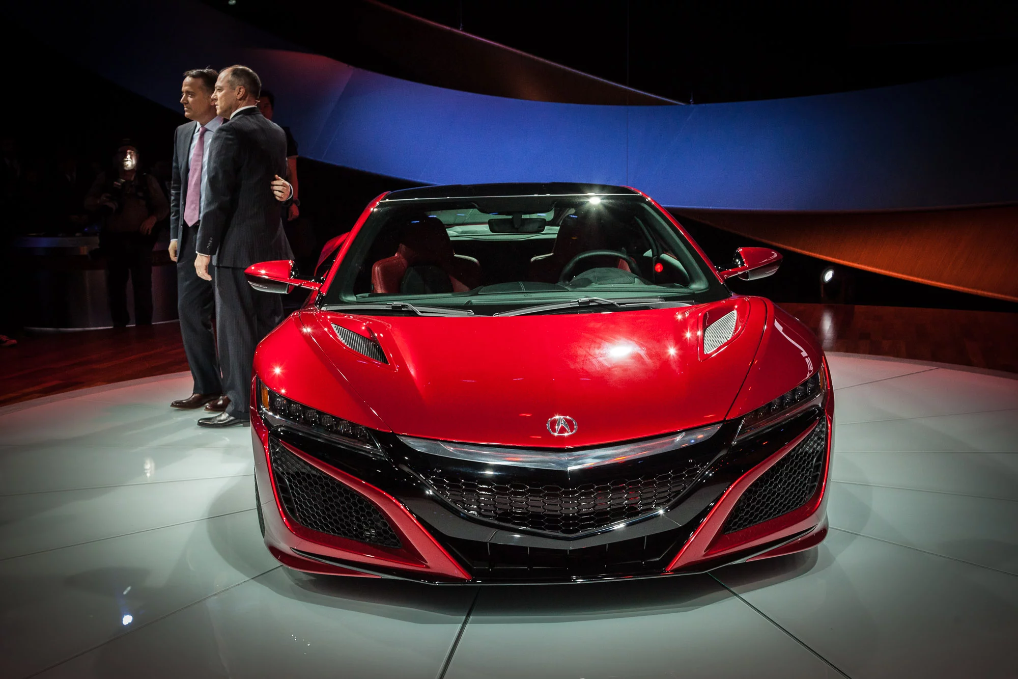 The production spec Acura NSX Version 2.0