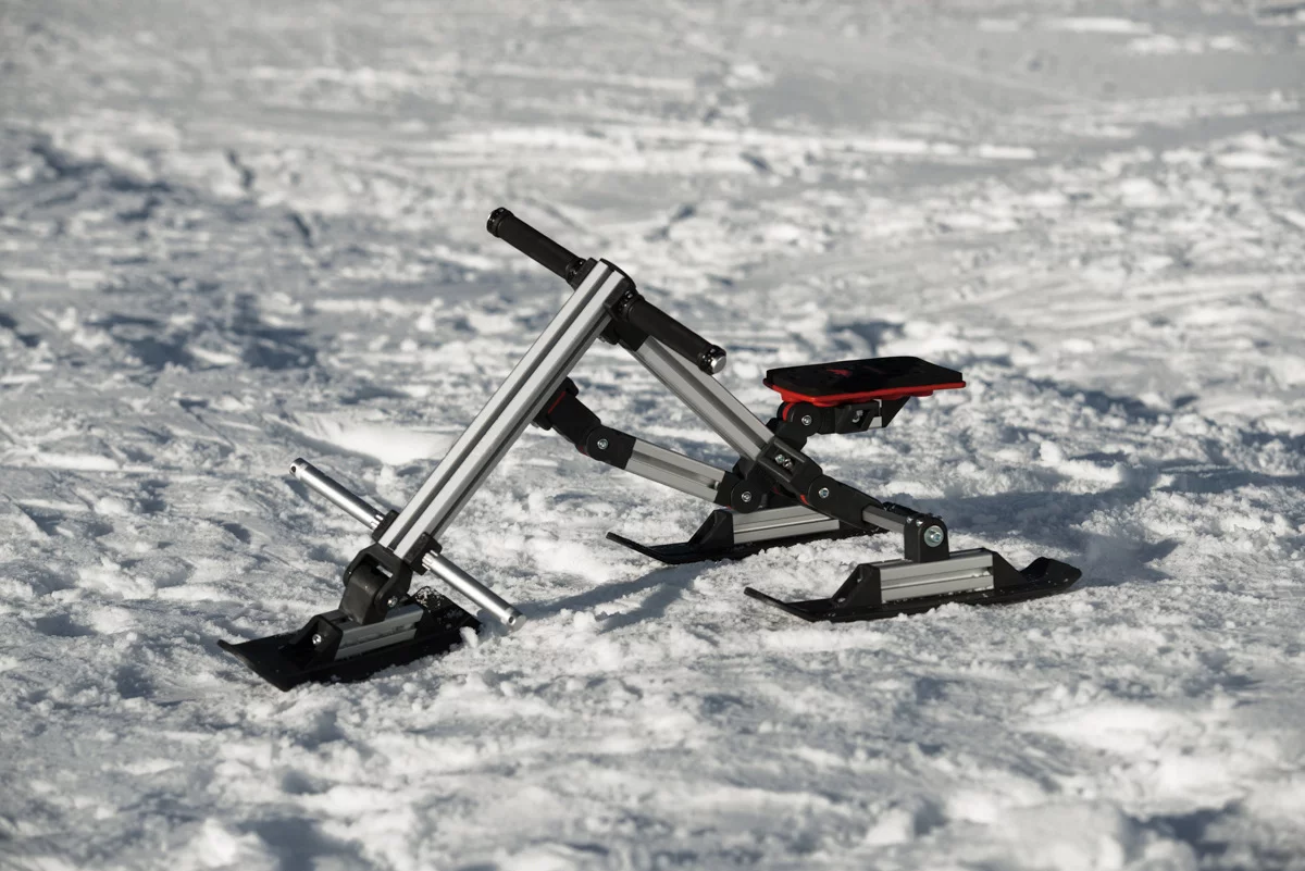 The Blizzard ready for a rider