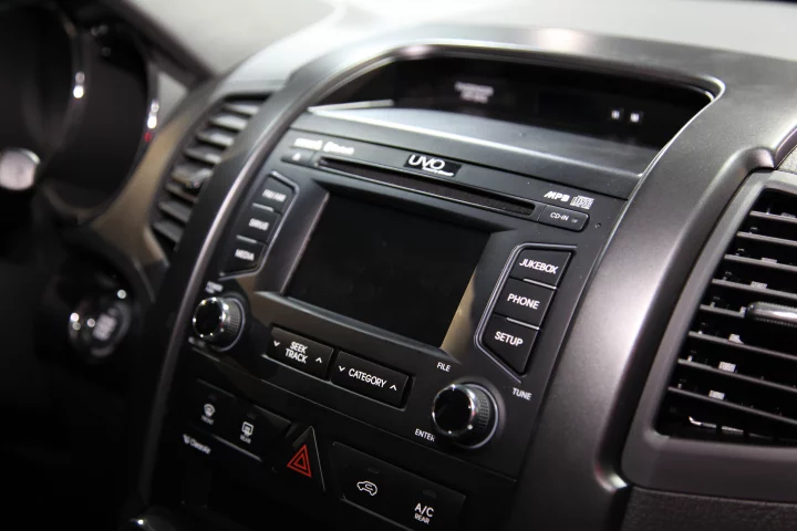 The Kia UVO in-car infotainment system