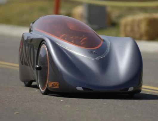 The Volvo at speed - it was the fastest car at Jack's Peak