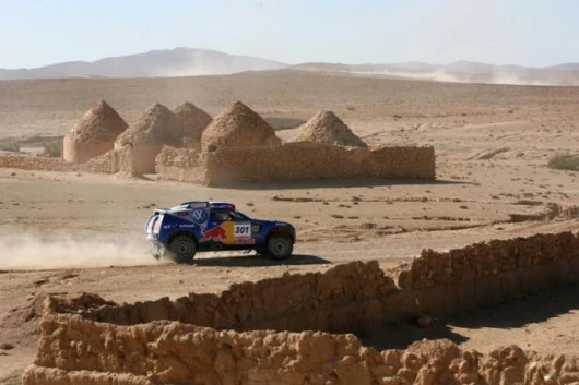 Bruno Saby/Michel Périn in the unmistakeable Morrocan terrain