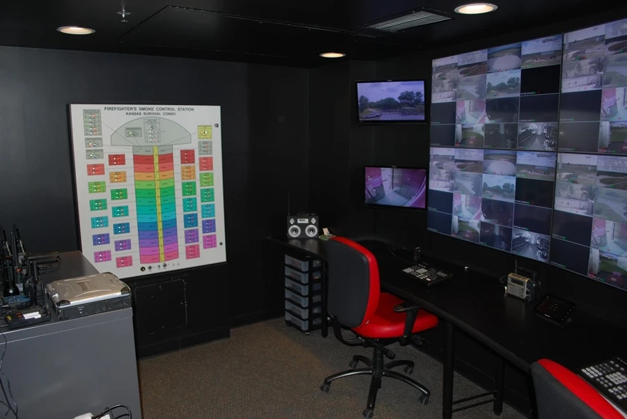The shelters have a communication center