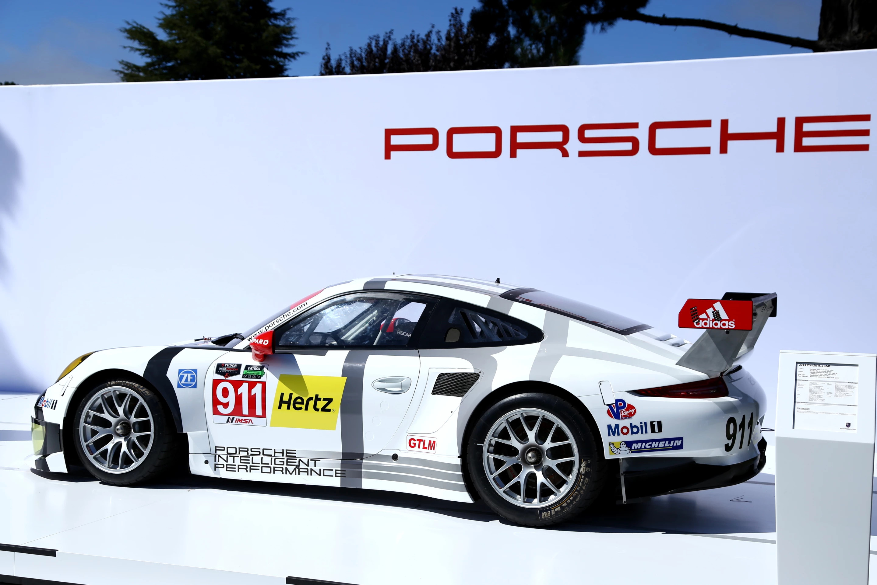 A 2014 Porsche 911 RSR runs a 4.0-liter flat-six restricted to 460 hp in order to comply with IMSA GT Le Mans class regulations (Photo: Angus MacKenzie/Gizmag.com)