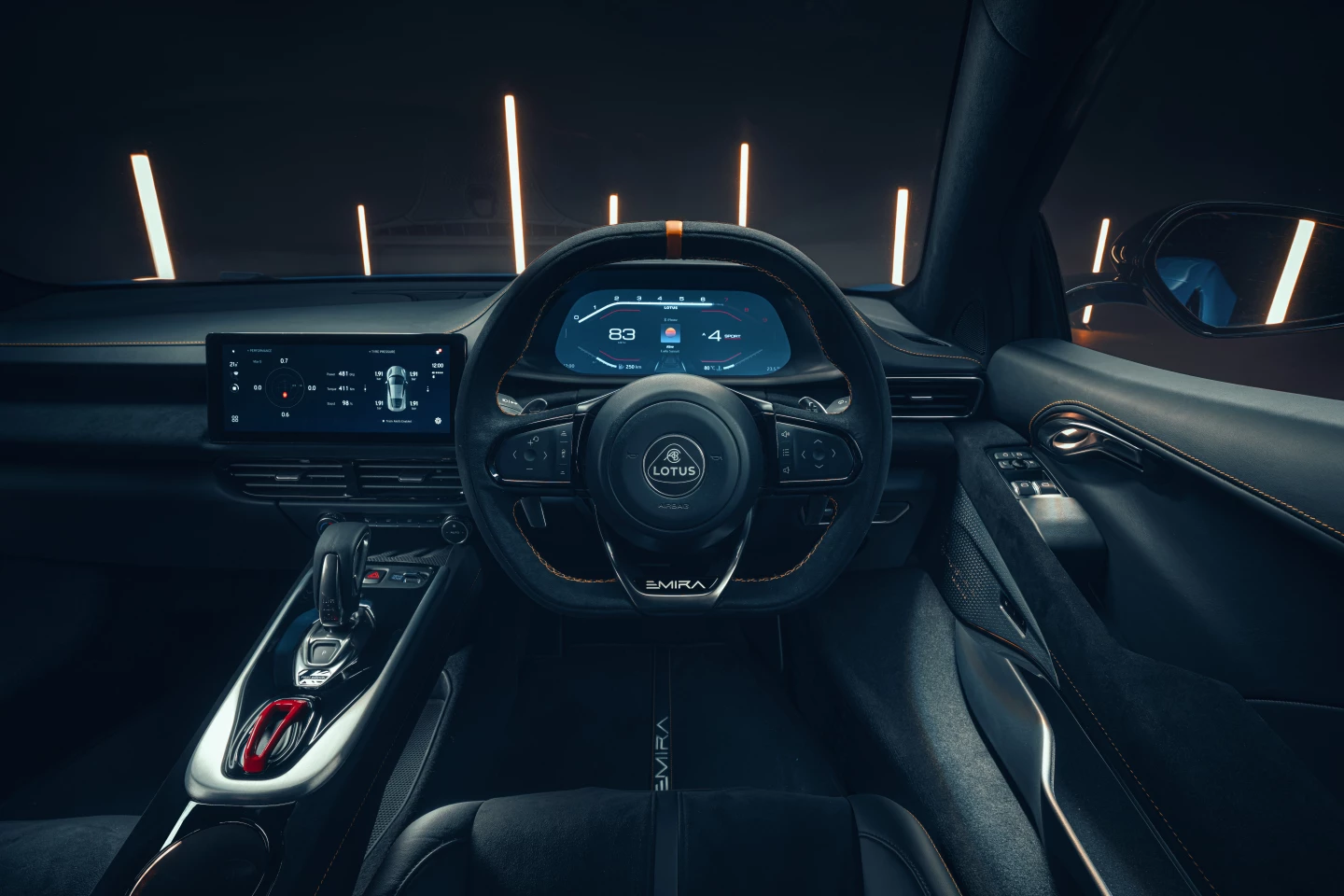 Lotus dials the driver in with a mix of digital and manual controls