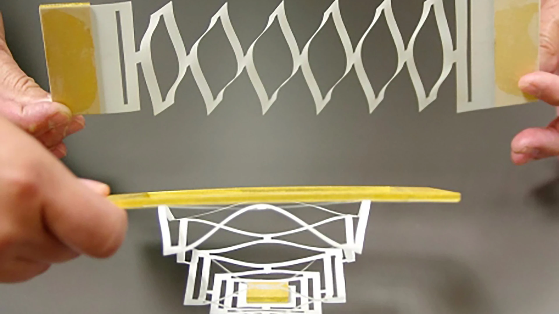 The team tested the durability of the graphene by opening and closing a hinge 10,000 times