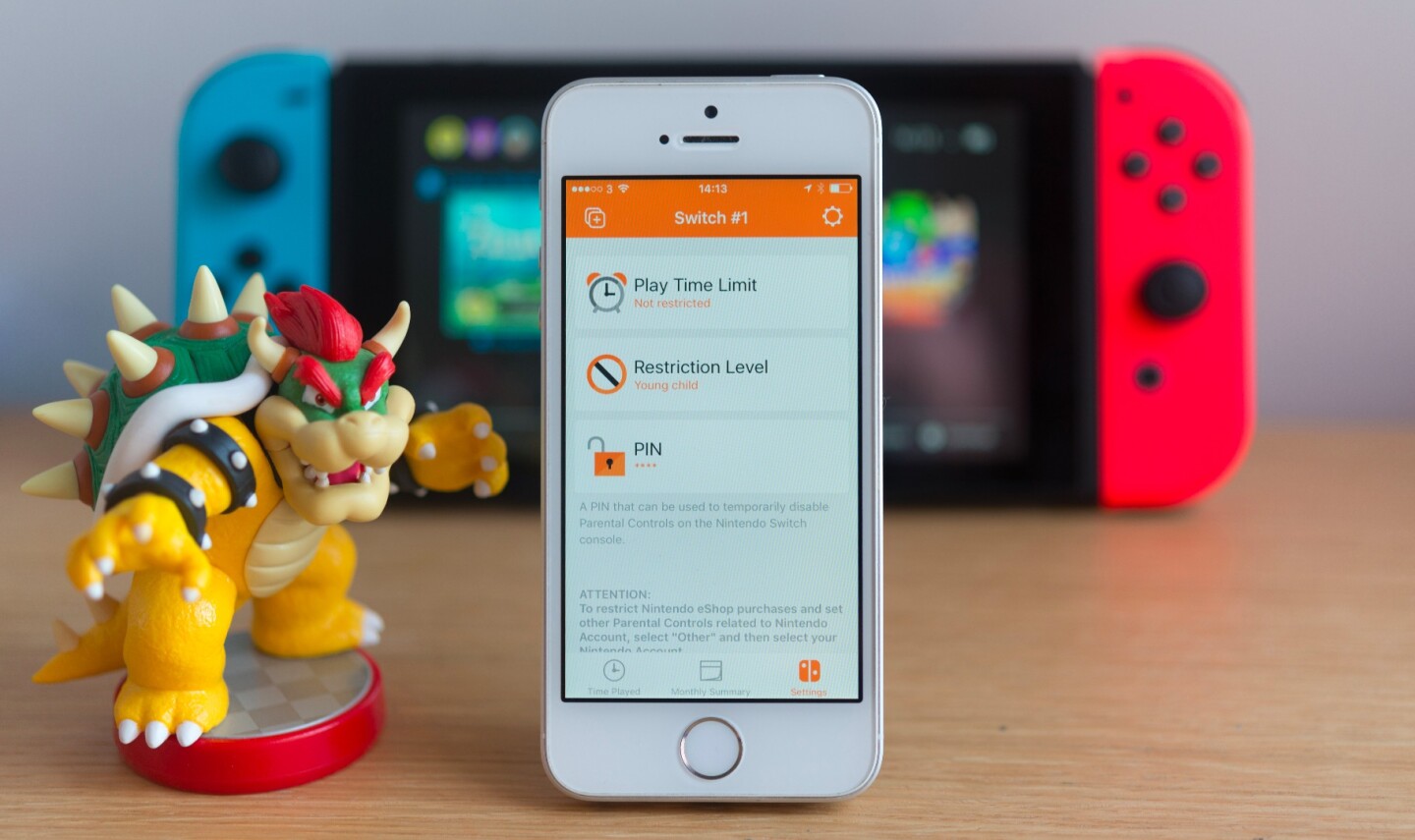 You do feel a bit like Bowser when setting time limits on the Nintendo Switch