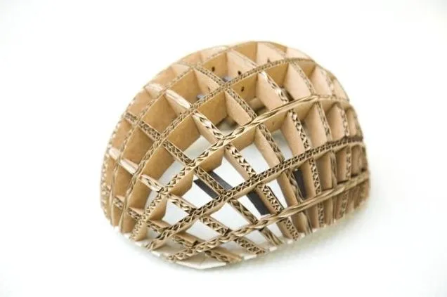 The Kranium's waterproof honeycomb cardboard structure