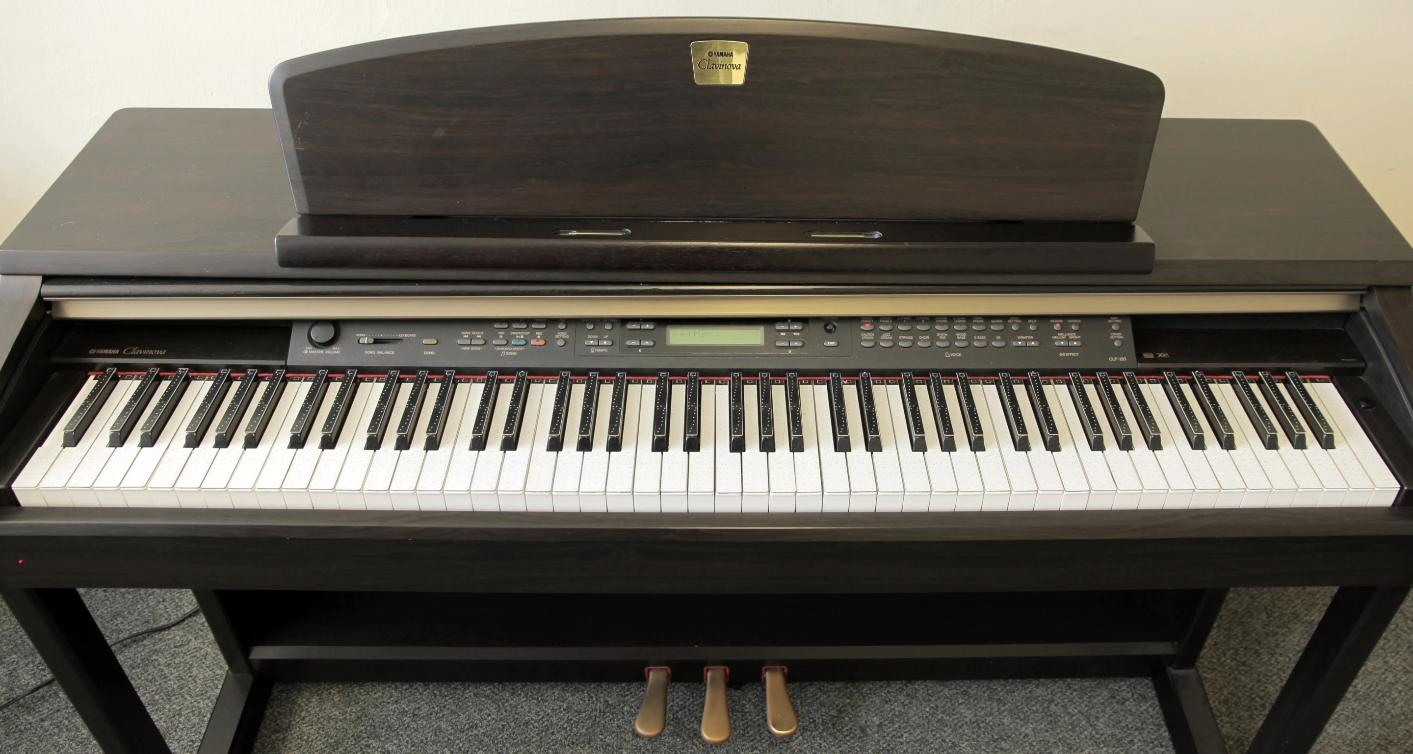 TouchKeys installed in a Clavinova