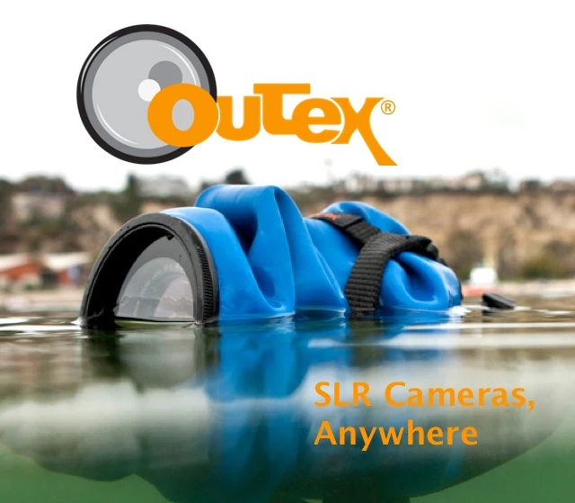 The Outex weather and waterproof housing system can protect your DSLR to a depth of 10 meters (33 feet)