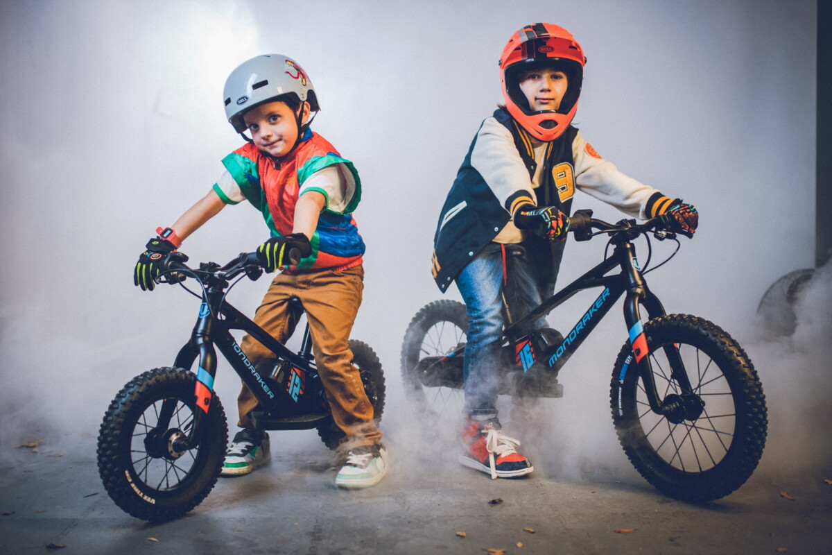 Mondraker calls this an e-balancebike, but it's an electric motorcycle