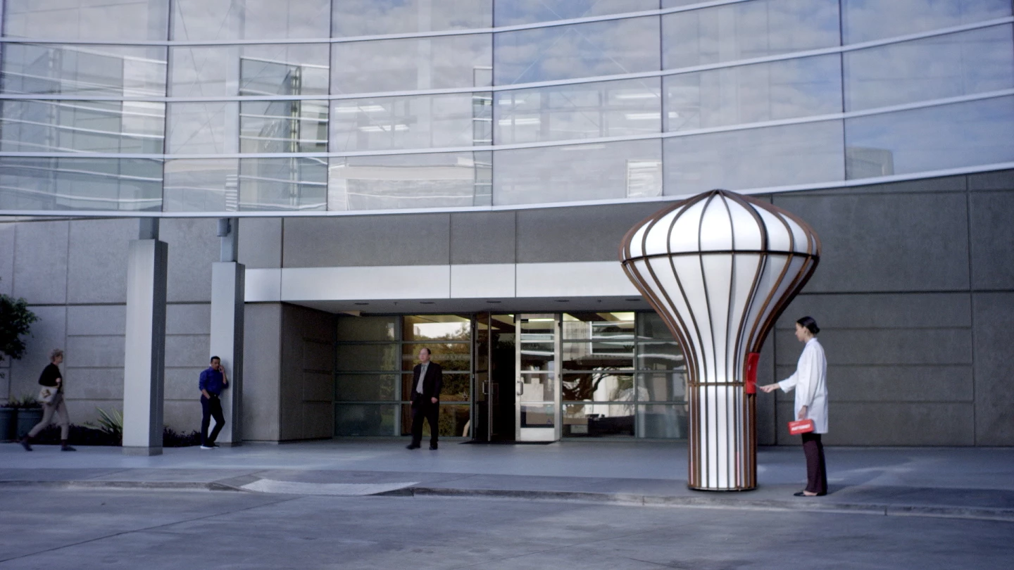 Medical personnel can drop off payloads at the Station's loading bay, which can hold up to four packages at once