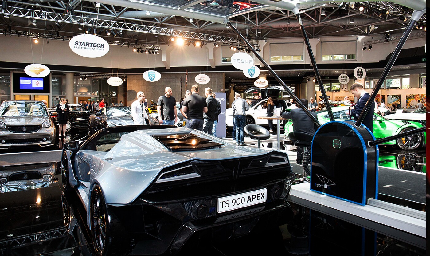 Slovenian supercar manufacturer Tushek returned to Top Marques this year with a new TS 900H Apex hybrid delivering peak power of 985 kW (1340 hp) and a whopping 1690Nm of torque. The Apex weighs 1410 kg at the kerb, has a top speed of 380km/h, and will accelerate from 0-100km/h in 2.5 seconds. The base model costs EUR€1.2 million (approx USD$1.475 million)