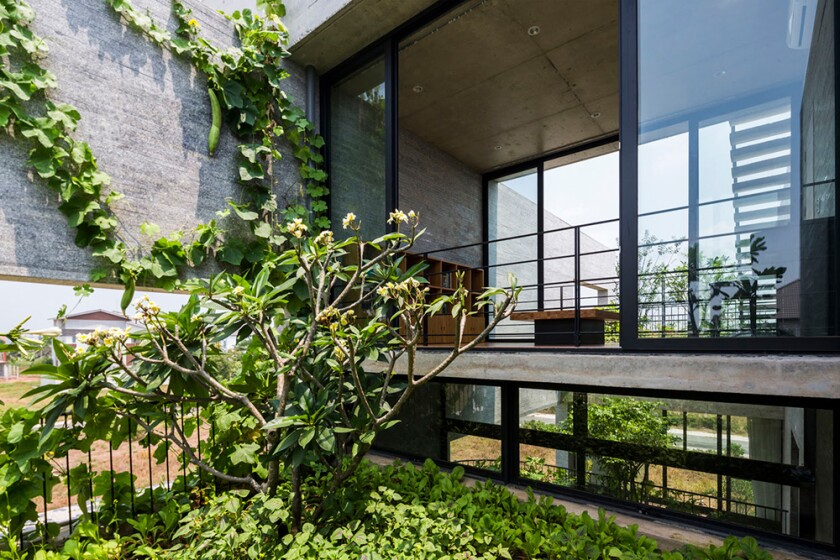 House for Trees, in Hochiminh City, Vietnam by Vo Trong Nghia architects. A winner under the "Multi-family housing" category of the 2018 International Architecture Awards, this urban dwelling looks to reconnect its city residents with nature and the sprawling rainforests