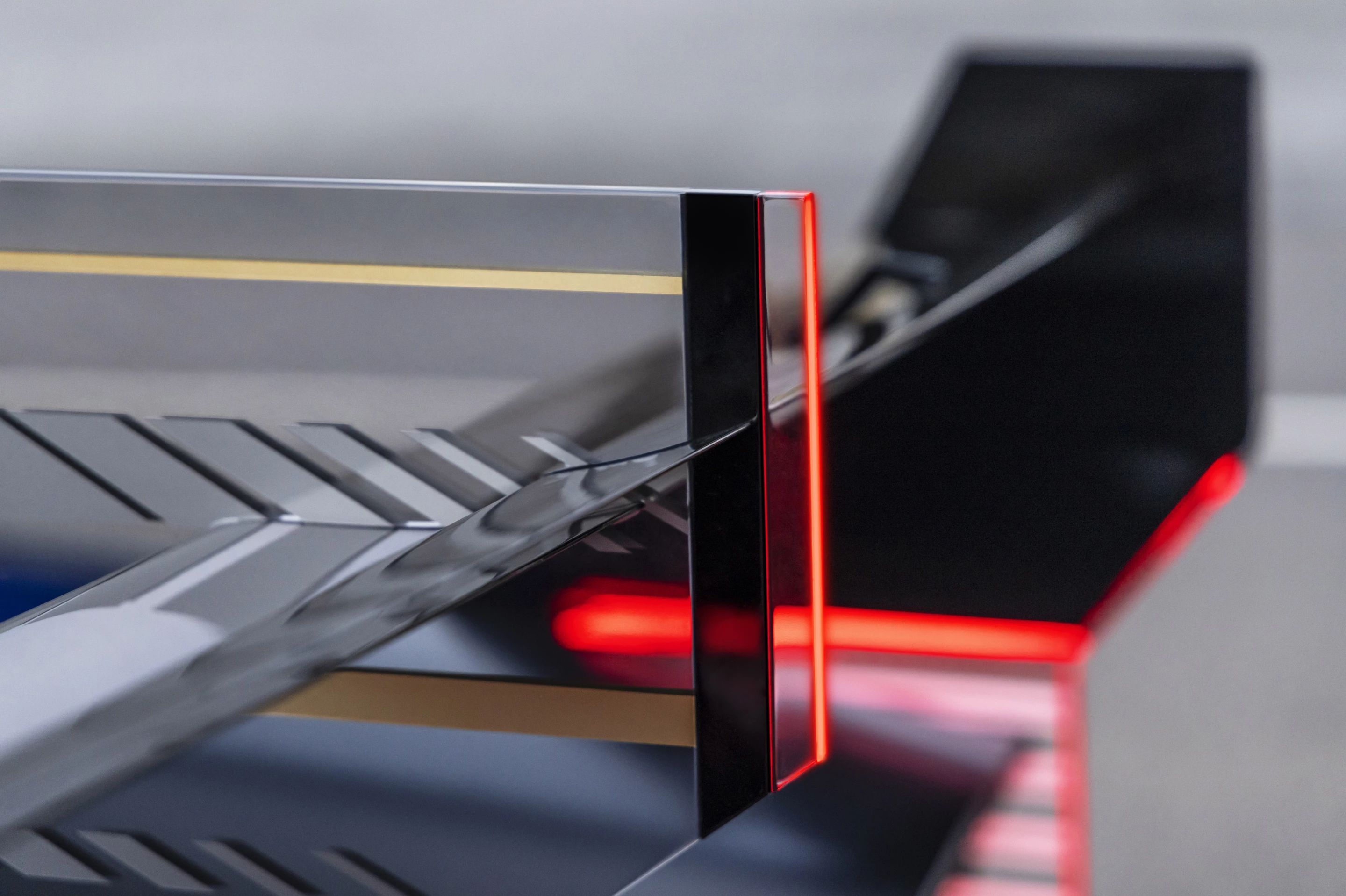 Integrated spoiler brake light