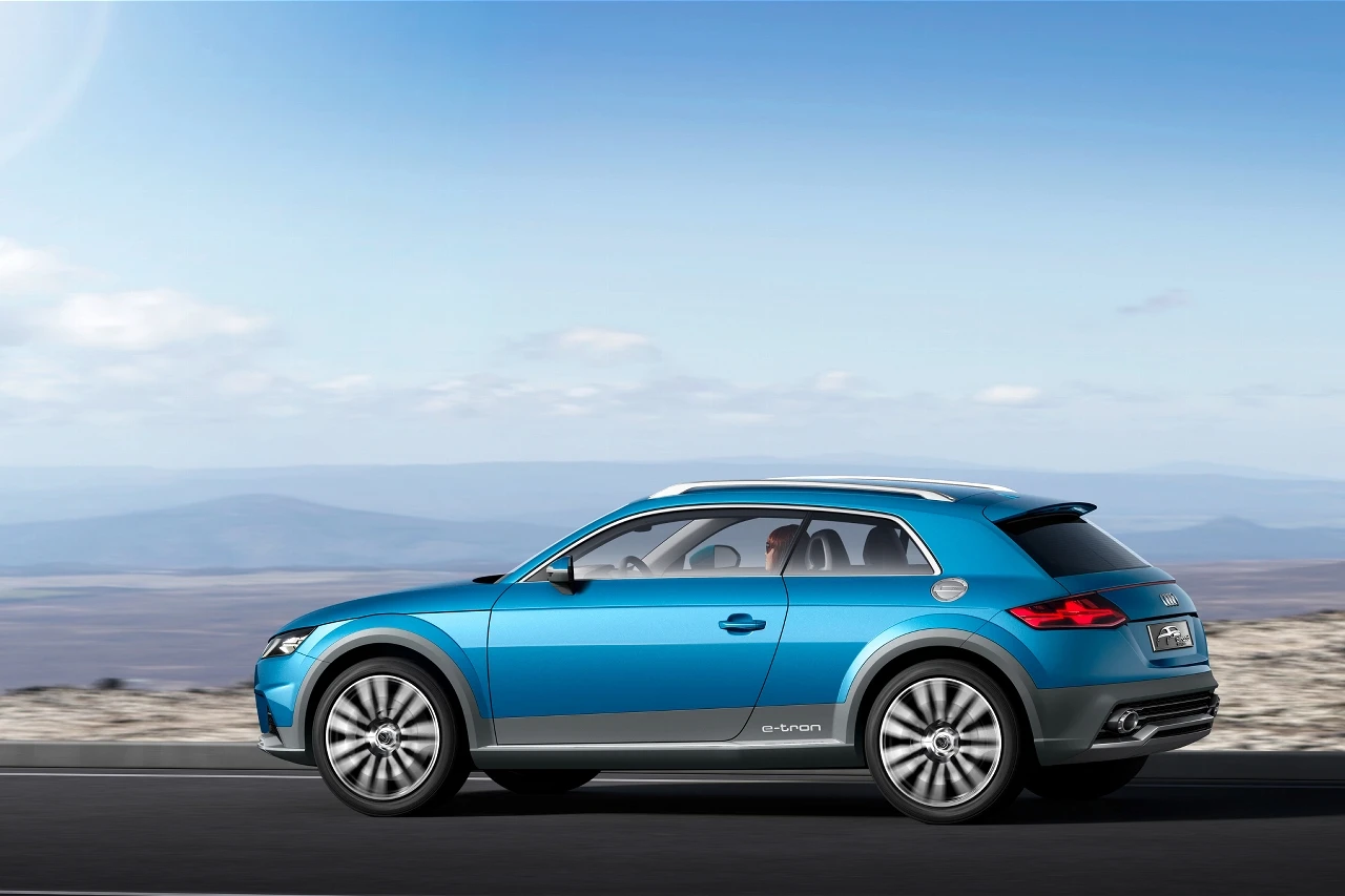 Audi gets solid points for pulling together a two-door wagon-cross that’s a mix between a Mini Cooper, a Q5 and a modified TT
