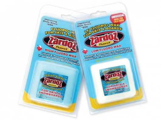 Zardoz Teflon-infused hard waxes for skiers and snowboarders