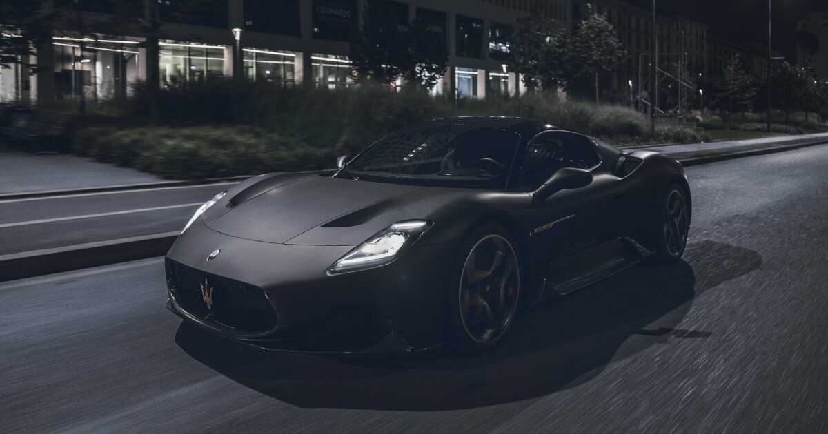 Maserati unveils limited MC20 Notte Edition supercar Maserati unveils limited MC20 Notte Edition supercar