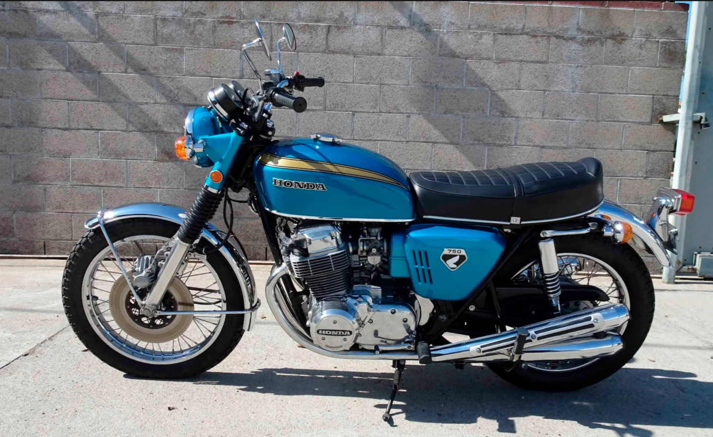 This 1970 Honda CB750 set a model record for a CB750 at US$55,000