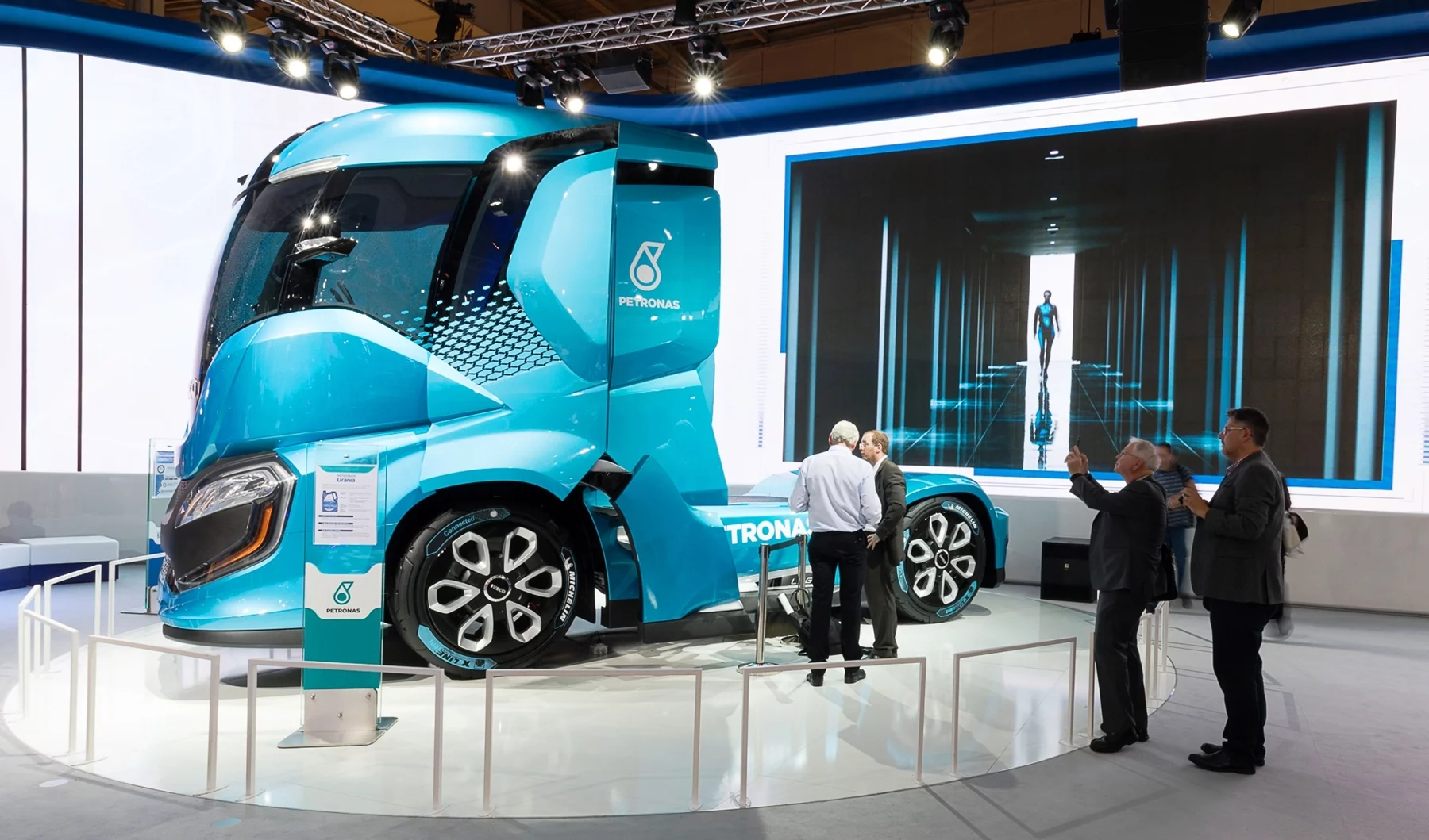 The Z Truck is powered by liquefied natural gas (LNG), in the form of bio-methane