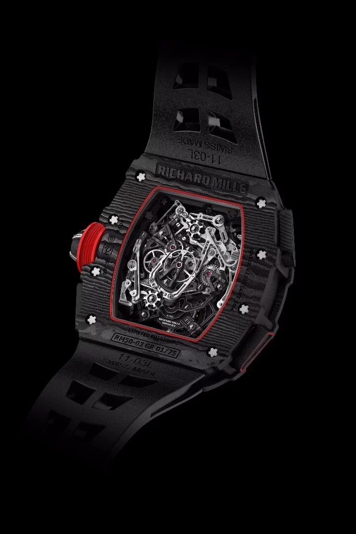 The back of the Richard Mille RM 50-03