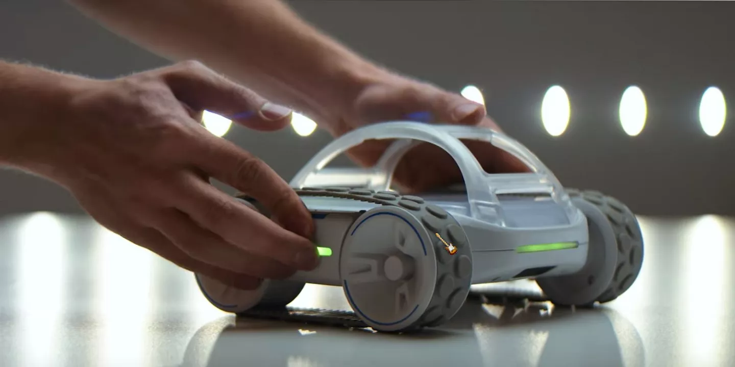 The Sphero Rvr robot drives right out of the box, but hackers and tinkerers can add third party hardware and program it to do their bidding via the Edu app