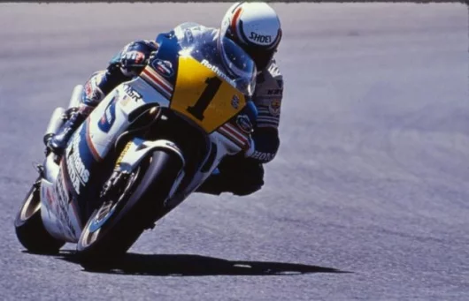 Eddie Lawson won four 500cc races on a Honda