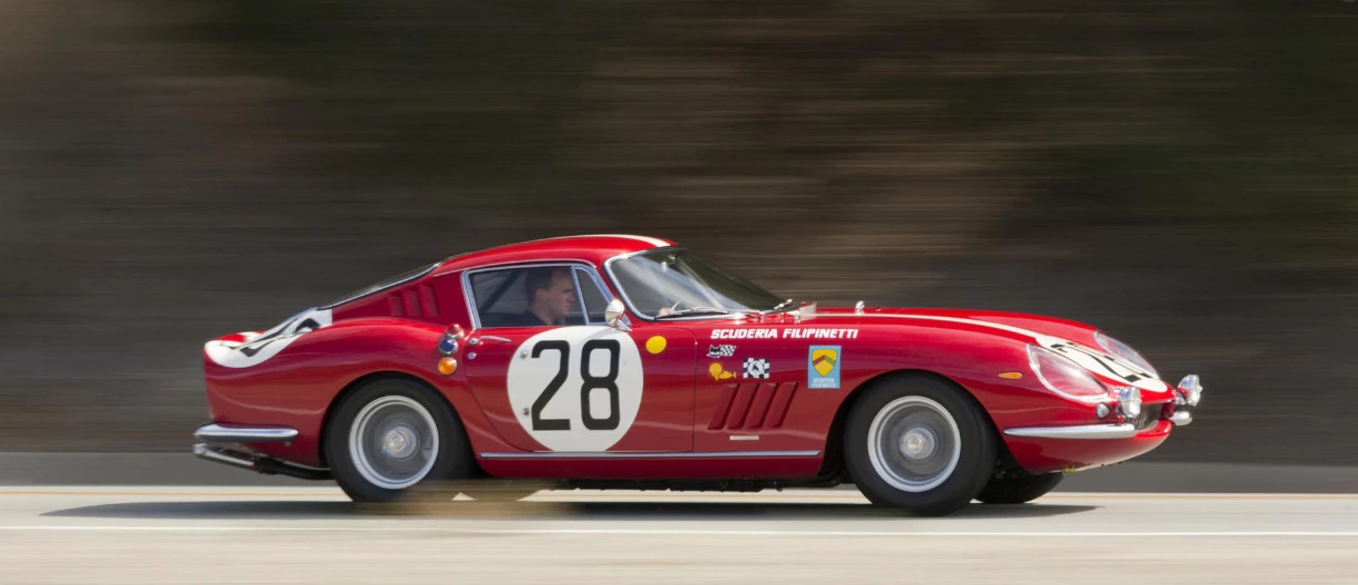 Launched in 1966, this new GT-class Ferrari designed expressly for competition was built around a completely new chassis specific to the model