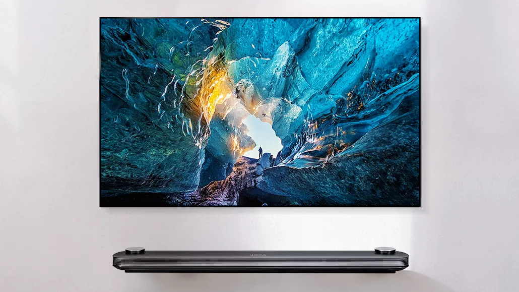 LG's "Picture-on-Wall" OLED TV W runs LG's webOS 3.5 smart TV platform