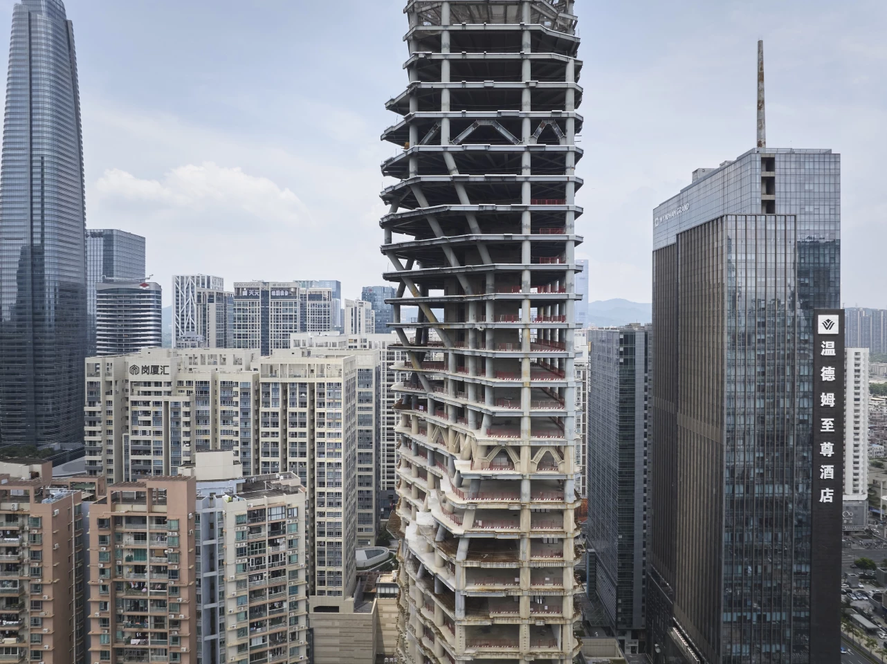 The Shenzhen Institute of Financial Technology's basic shell has already been completed