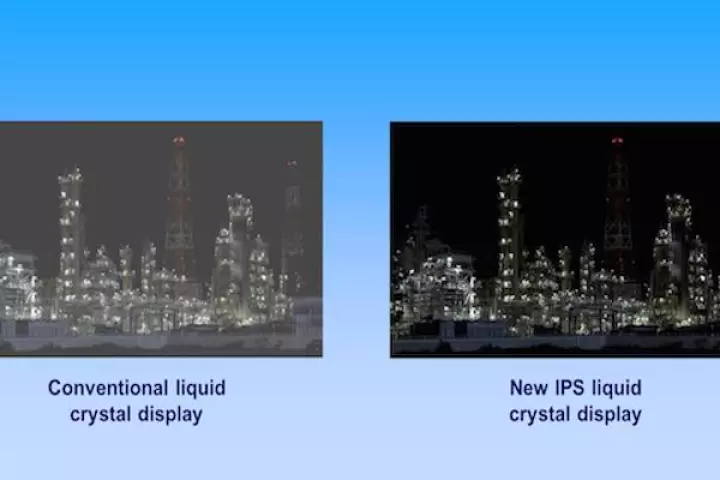 Panasonic has announced a new IPS LCD panel with a contrast ratio of 1,000,000:1, which is 600 times that of its existing LCD displays