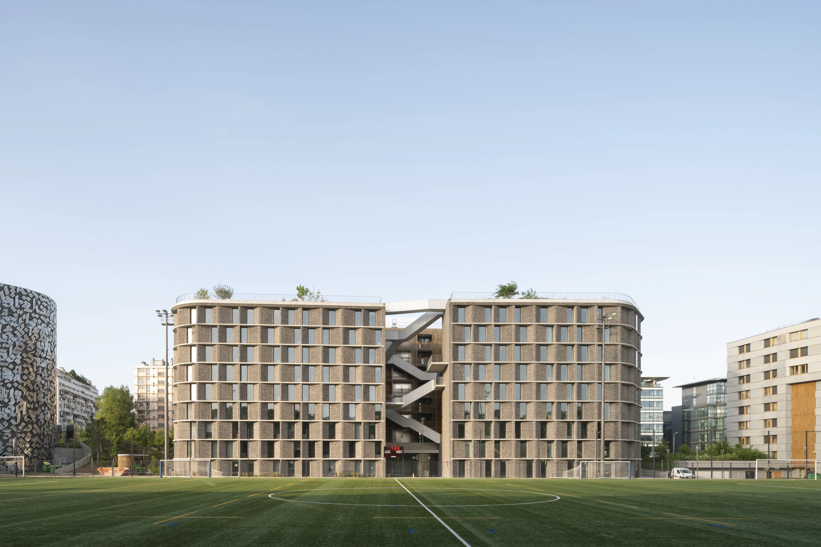 Fondation de Chine, by Coldefy, is located in France and doubles as a student residence and cultural center