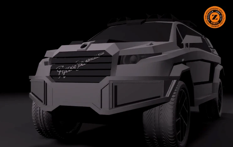 The Prombron Black Shark can be armored up to the B7 level