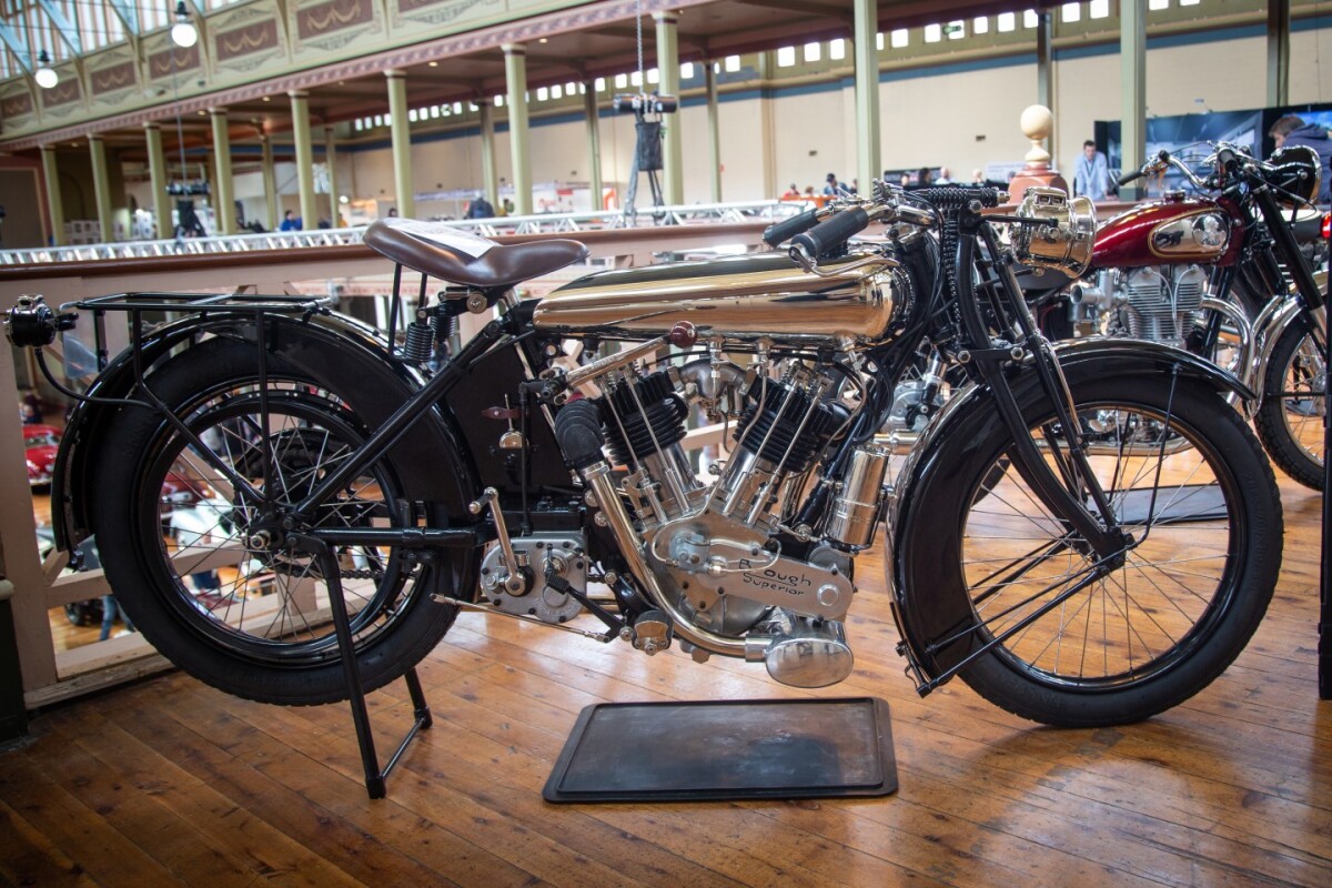 One of just three known Brough Superior Mk I motorcycles in the world that use the OHV JAP motor