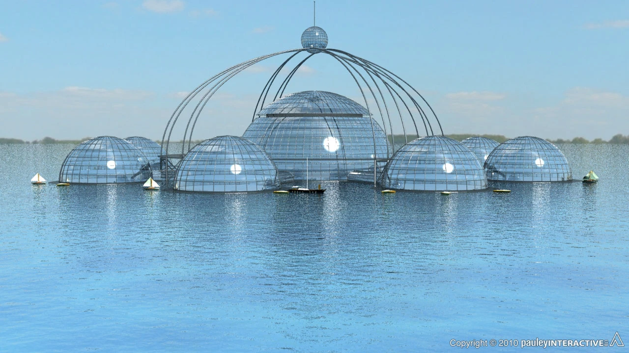 Sub-Biosphere 2 is a concept for a self-sustaining marine environment for human, animal and plant life.