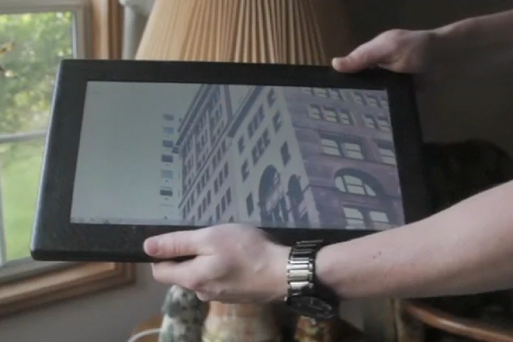 Justin Campana's home-built Carbon Tablet with 13.4 inch resistive touchscreen display, Windows 7 and Intel's 1.6GHz Atom Z530 processor