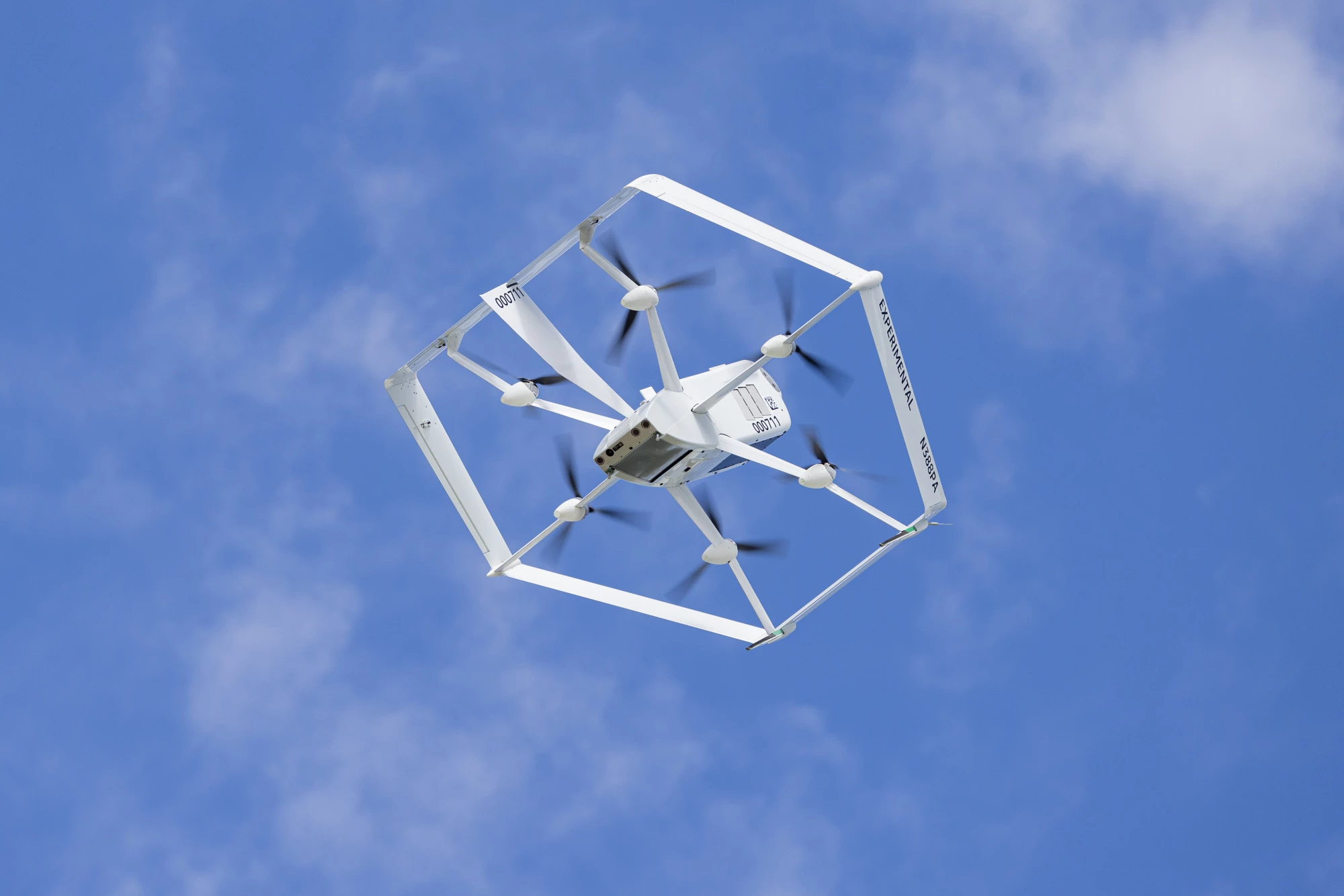 This could be a familiar sight for residents of Lockeford, California, as Amazon launches its Prime Air drone delivery service later this year