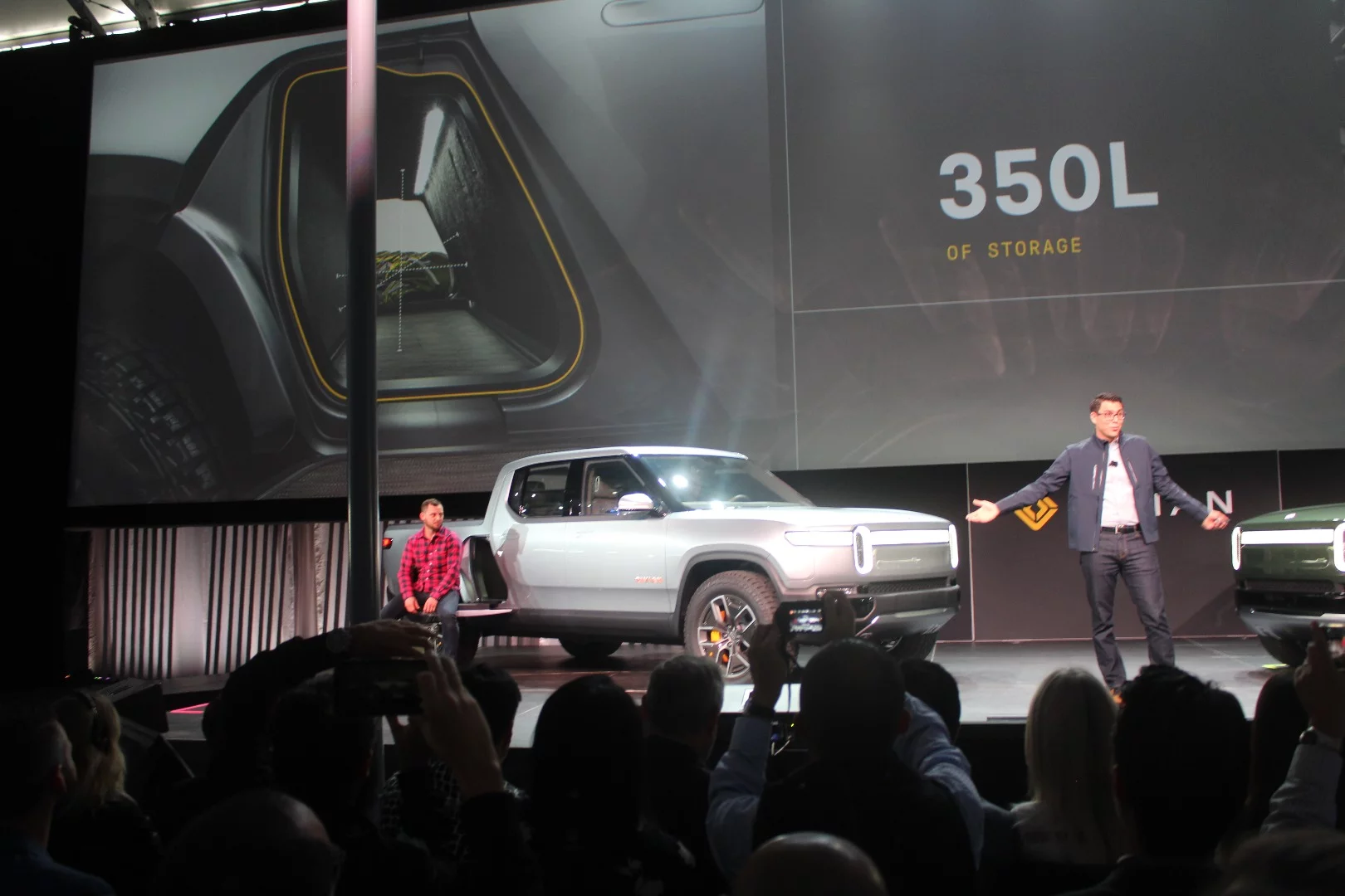 You can also sit on the pass-through door