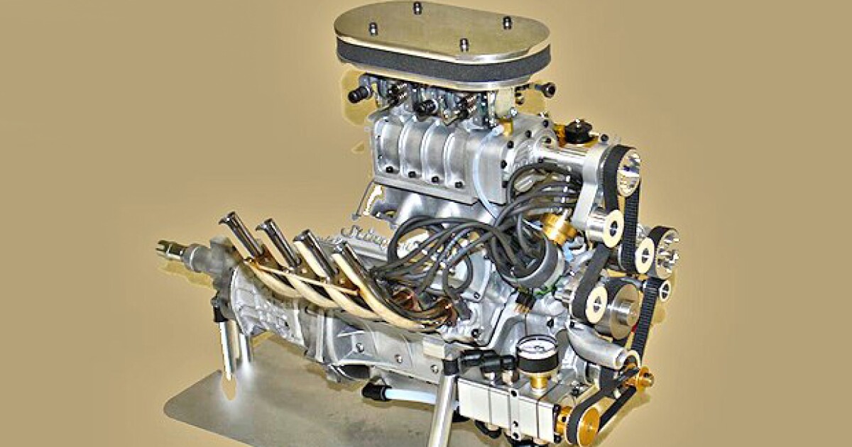 World S Smallest Supercharged Four Stroke V8 Engine Now In Production