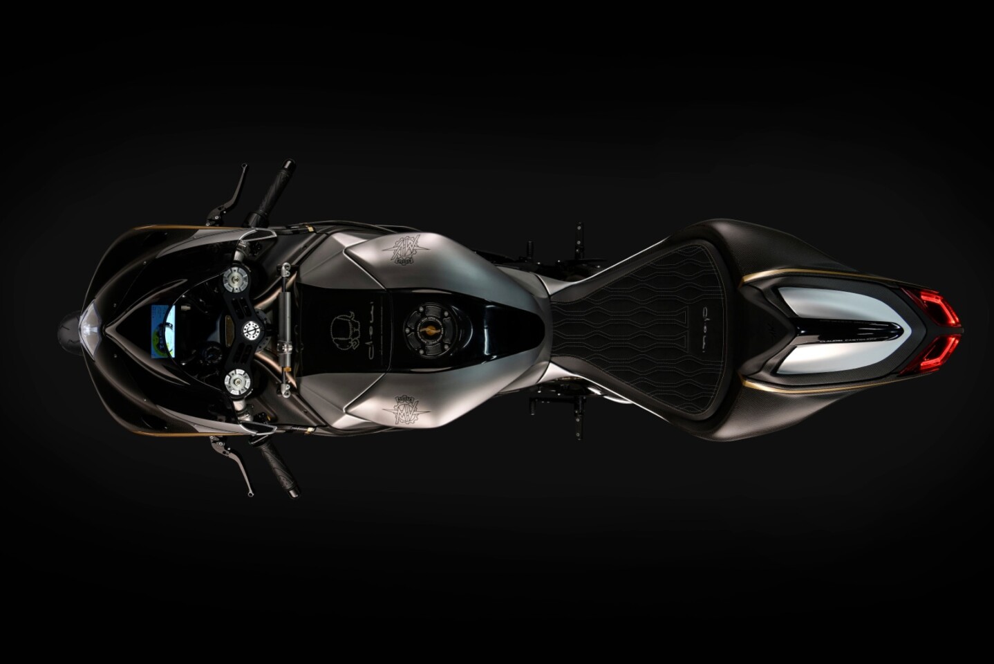 MV Agusta F4 Claudio: top view