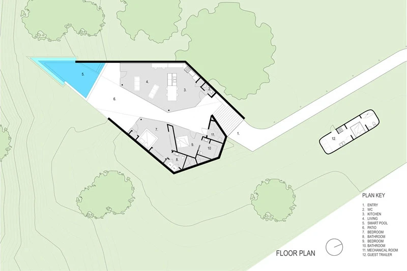 Edgeland Residence floor plan