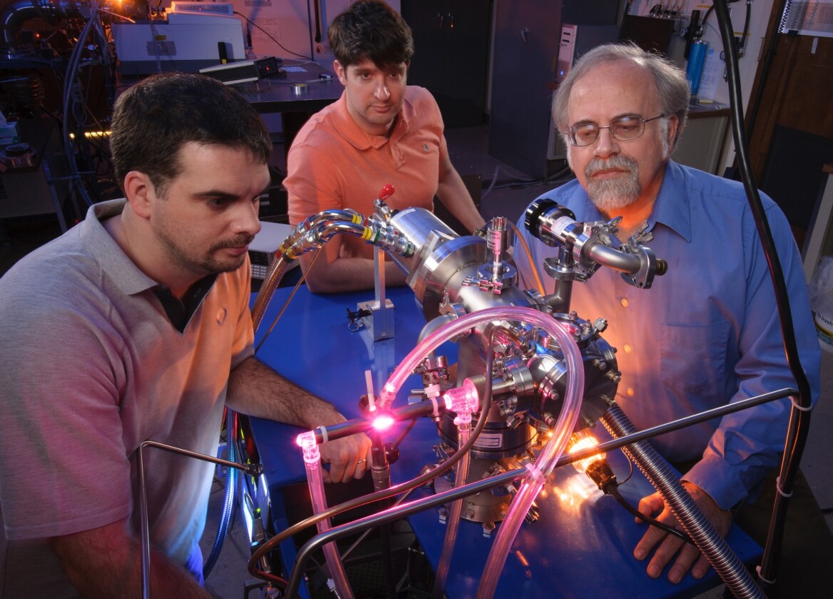 NASA Ames Research Center scientists Michel Nuevo, Christopher Materese and Scott Sandford