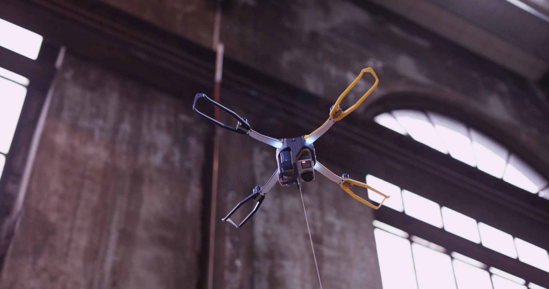 The Fotokite Phi has a maximum tether length of 30 m (98 ft)