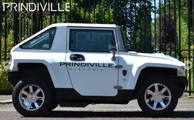 The Hummer gets between 30 and 60 miles (48 and 96 km) per charge, depending upon battery selection and driving style